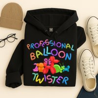 Cute Professional Balloon Animal Twister Party Hoodie