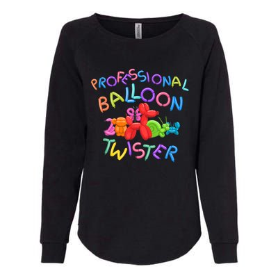 Cute Professional Balloon Animal Twister Party Womens California Wash Sweatshirt