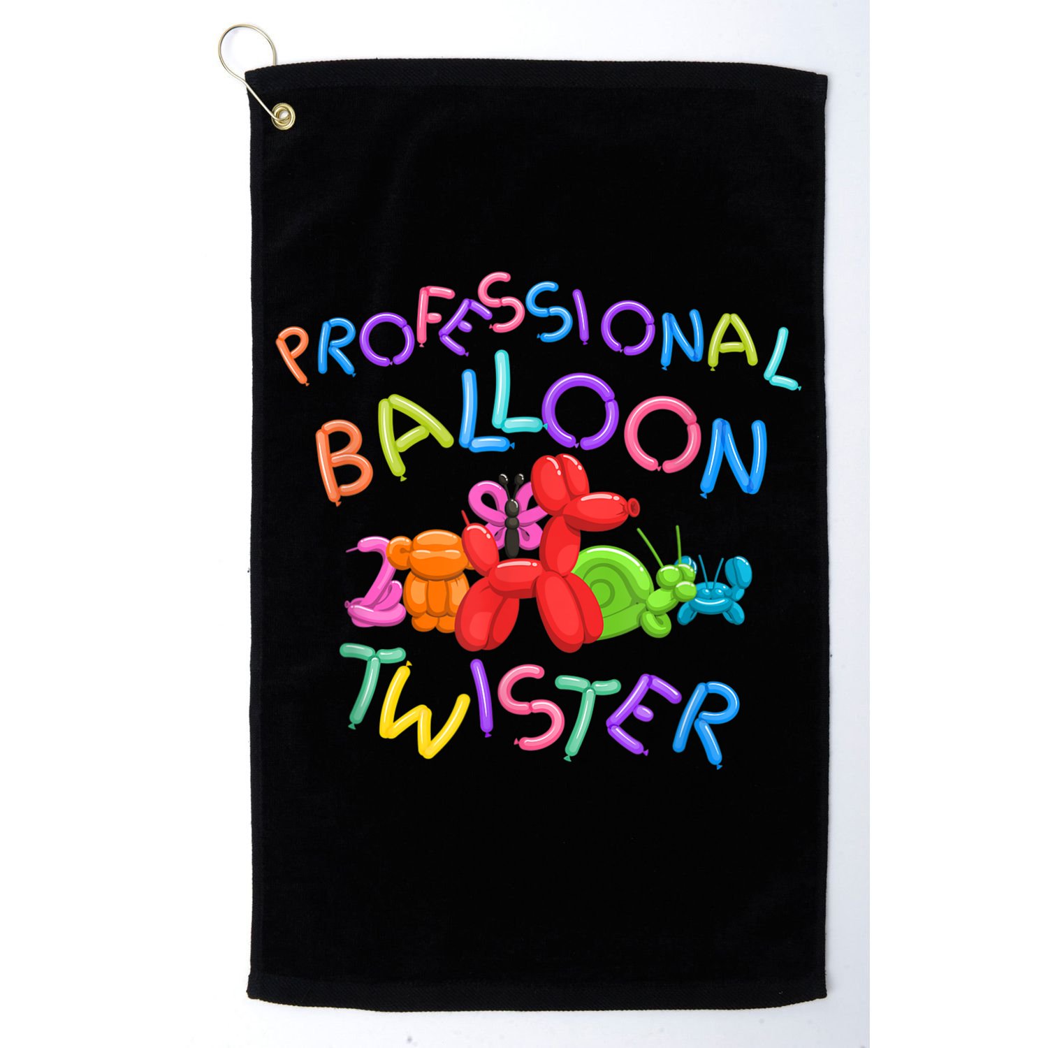 Cute Professional Balloon Animal Twister Party Golf Towel
