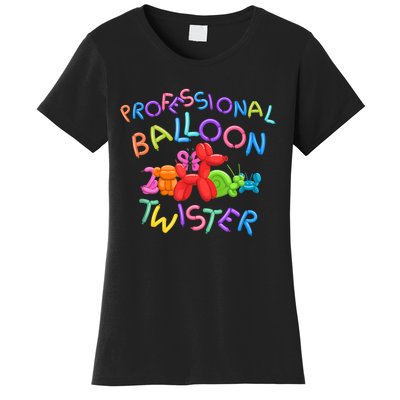 Cute Professional Balloon Animal Twister Party Women's T-Shirt