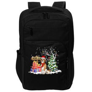 Christmas Pajama Beagle Tree Xmas Puppy Dog Meaningful Gift Impact Tech Backpack