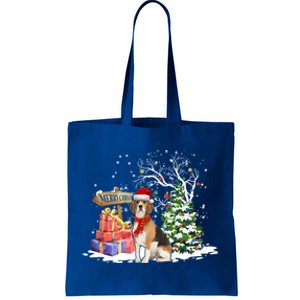 Christmas Pajama Beagle Tree Xmas Puppy Dog Meaningful Gift Tote Bag