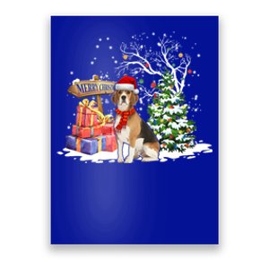 Christmas Pajama Beagle Tree Xmas Puppy Dog Meaningful Gift Poster