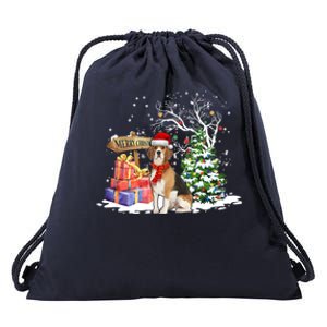 Christmas Pajama Beagle Tree Xmas Puppy Dog Meaningful Gift Drawstring Bag