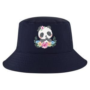 Cute Panda Bear Gift Flower Panda Cool Comfort Performance Bucket Hat