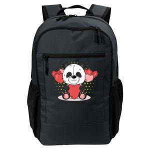 Cute Panda Bear Valentines Heart Love Panda Valentines Gift Daily Commute Backpack