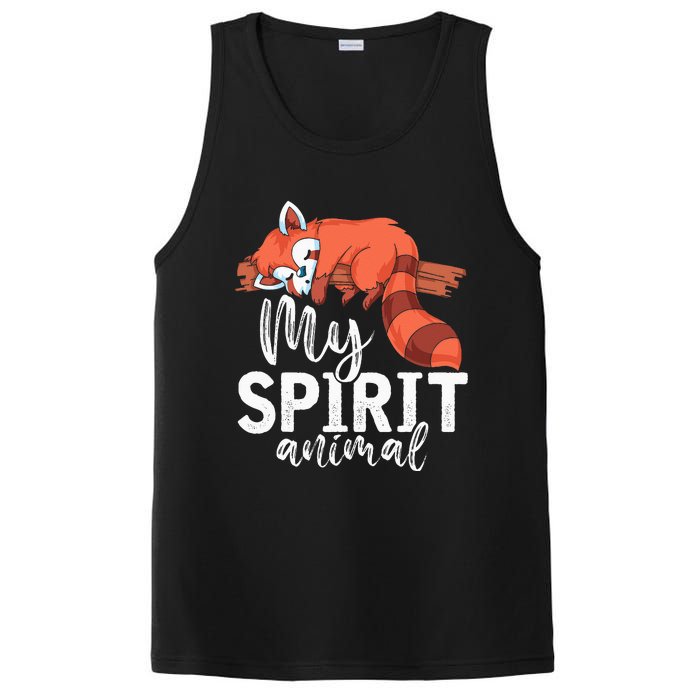 Cute Panda Bear Funny Animal Lover Gift Red Panda PosiCharge Competitor Tank