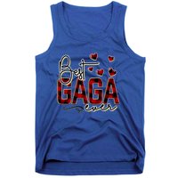 Christmas Personalized Best Gaga Ever Buffalo Plaid Great Gift Tank Top