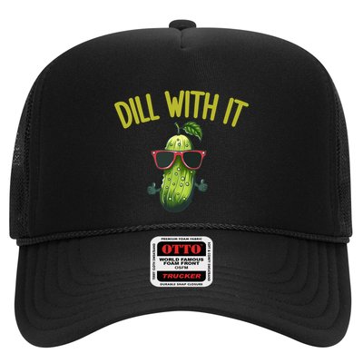 Crunchy Pickle Brine Vegan Dill With It Ferted Cucumber Gift Trucker Hat