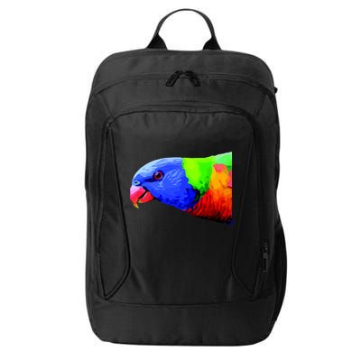 Cool Parrot Bird Funny Side Action City Backpack