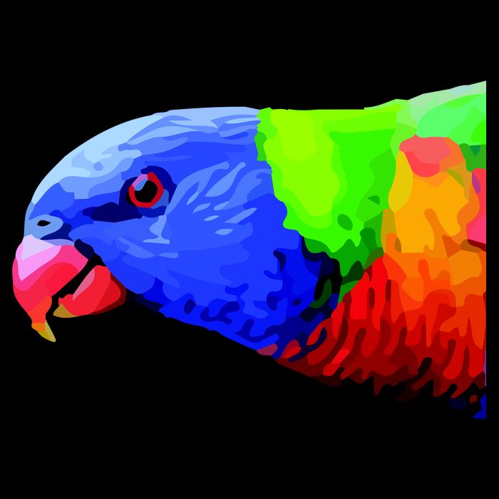 Cool Parrot Bird Funny Side Action Backpack