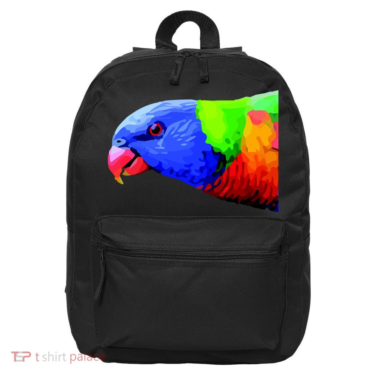 Cool Parrot Bird Funny Side Action 16 in Basic Backpack