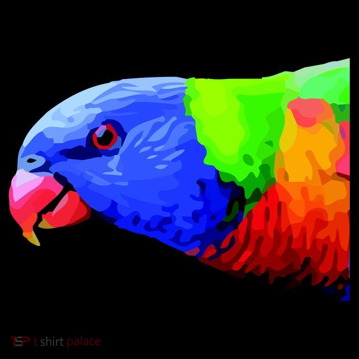 Cool Parrot Bird Funny Side Action Bag