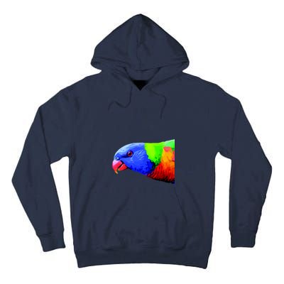 Cool Parrot Bird Funny Side Action Tall Hoodie