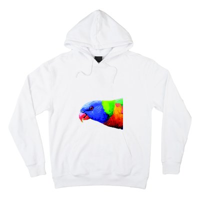 Cool Parrot Bird Funny Side Action Hoodie