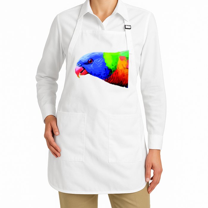 Cool Parrot Bird Funny Side Action Apron