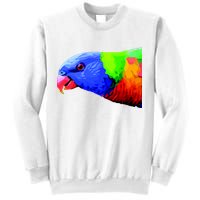 Cool Parrot Bird Funny Side Action Sweatshirt