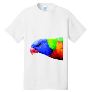 Cool Parrot Bird Funny Side Action Tall T-Shirt