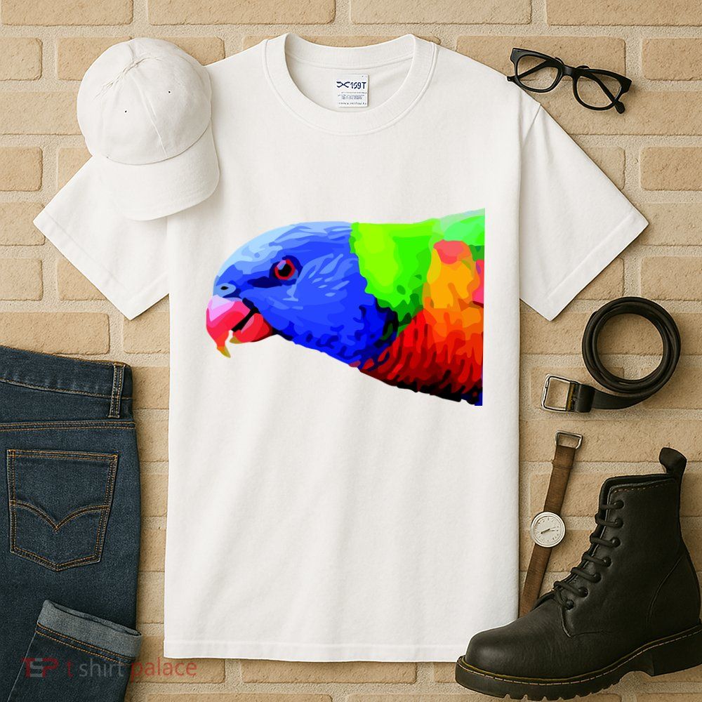 Cool Parrot Bird Funny Side Action Tall T-Shirt
