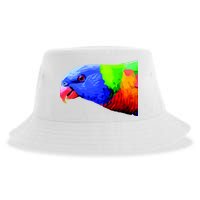 Cool Parrot Bird Funny Side Action Sustainable Bucket Hat