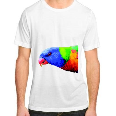 Cool Parrot Bird Funny Side Action Adult ChromaSoft Performance T-Shirt