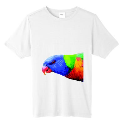 Cool Parrot Bird Funny Side Action Tall Fusion ChromaSoft Performance T-Shirt