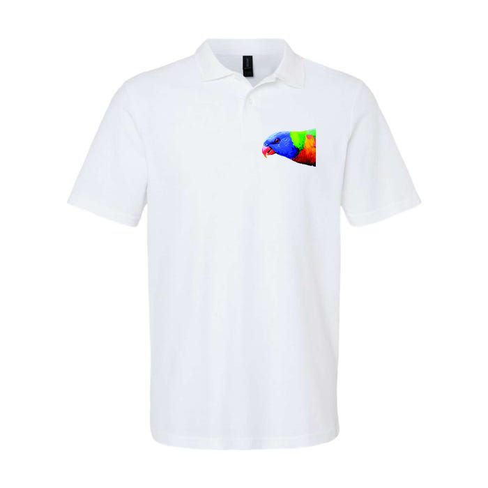 Cool Parrot Bird Funny Side Action Polo