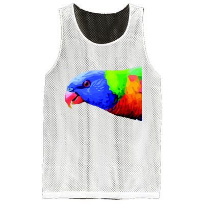 Cool Parrot Bird Funny Side Action Mesh Reversible Basketball Jersey Tank