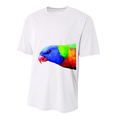 Cool Parrot Bird Funny Side Action Performance Sprint T-Shirt