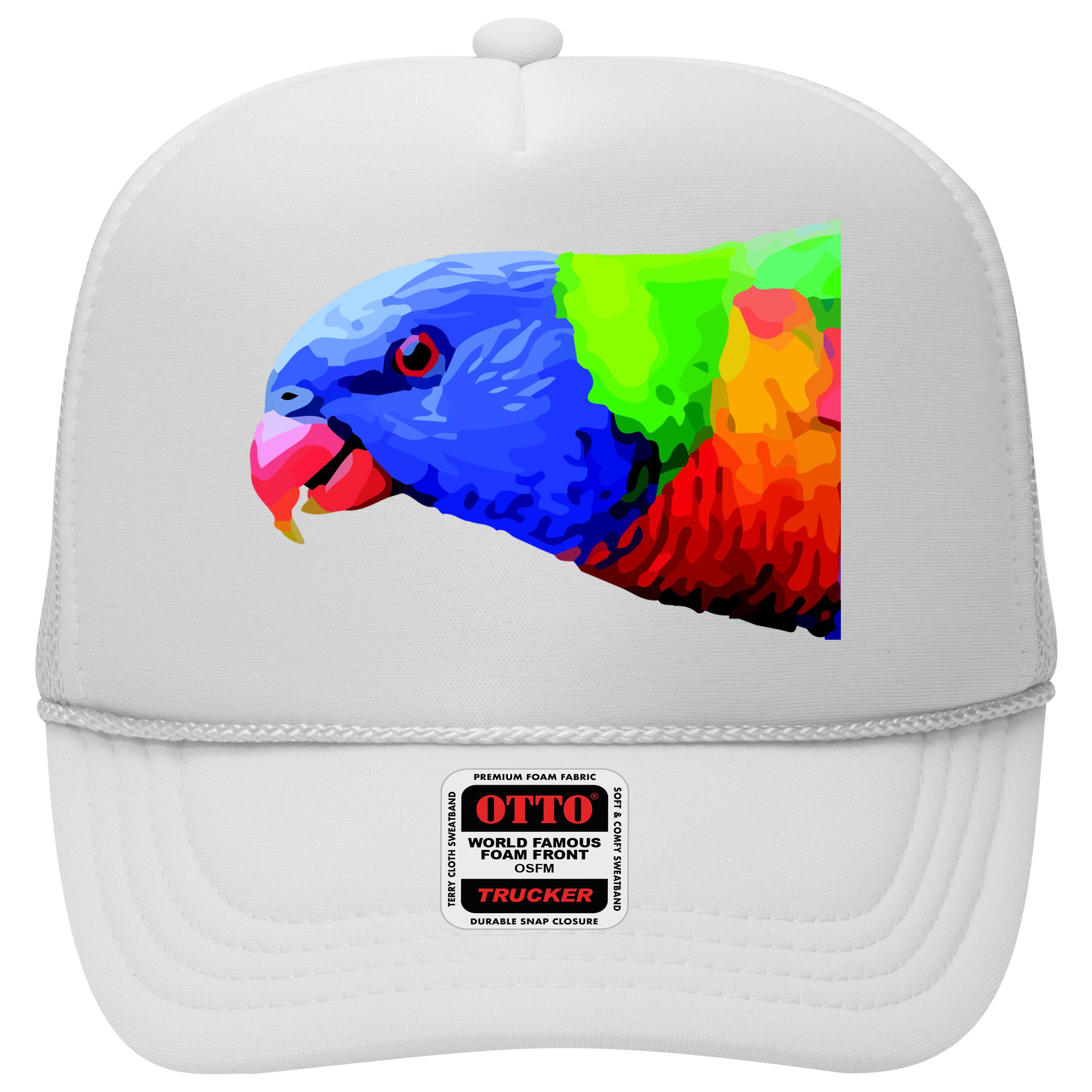 Cool Parrot Bird Funny Side Action Hat