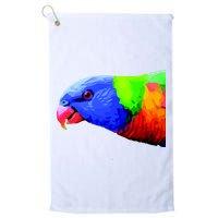Cool Parrot Bird Funny Side Action Golf Towel