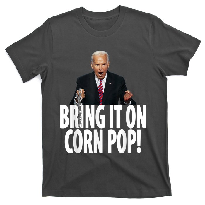 Corn Pop Biden Funny Cornpop Bad Dude Joe Biden Meme T-Shirt