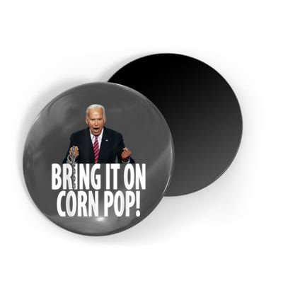 Corn Pop Biden Funny Cornpop Bad Dude Joe Biden Meme Magnet