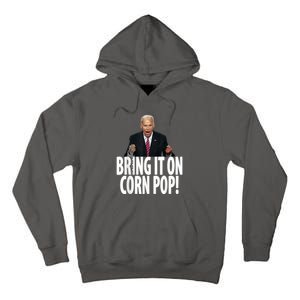 Corn Pop Biden Funny Cornpop Bad Dude Joe Biden Meme Tall Hoodie