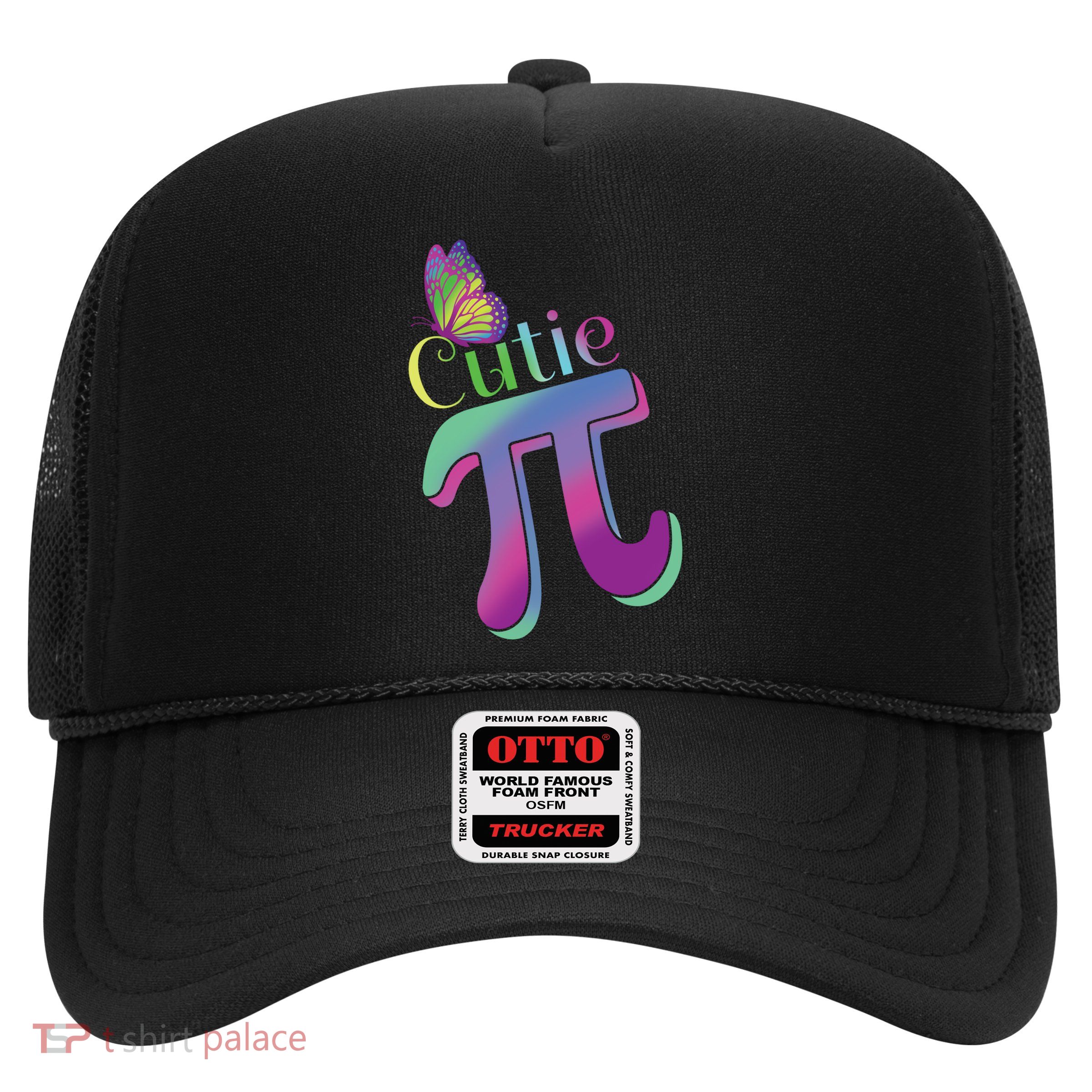 Cutie Pi Butterfly Mathematics Love Math Happy Pi Day Gift Trucker Hat