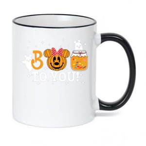 Cute Pumpkin Beer Boo To You Women Halloween 11oz Black Color Changing Mug