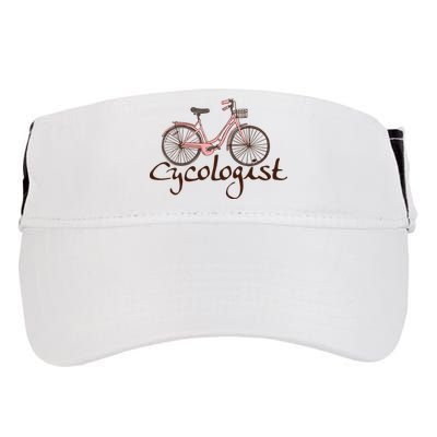 Cycologist Pink Bicycle Cyclist Gift Cute Cycling Adult Drive Performance Visor