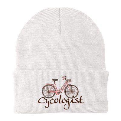 Cycologist Pink Bicycle Cyclist Gift Cute Cycling Beanie