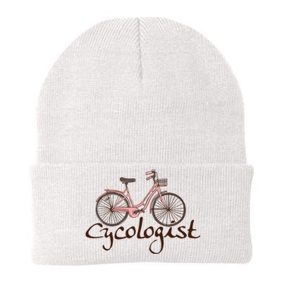 Cycologist Pink Bicycle Cyclist Gift Cute Cycling Knit Cap Winter Beanie