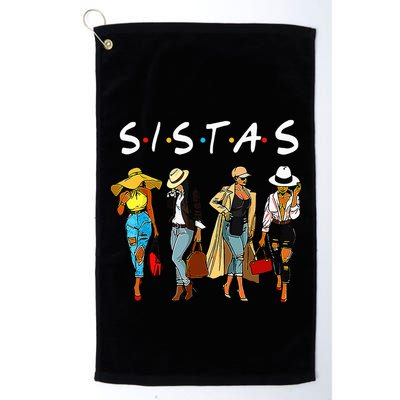 Cute Proud Black Sistas Queen Melanin African American Women Golf Towel