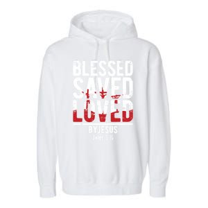 Christian Prayer Bible Verse Christianity Faith Prayer Gift Garment-Dyed Fleece Hoodie