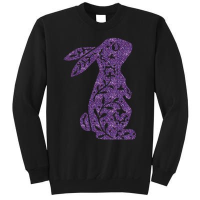 Cute Purple Bunny Rabbit Lovers Sweatshirt