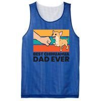 Chihuahua Papa Best Chihuahua Dad Ever Gift Mesh Reversible Basketball Jersey Tank