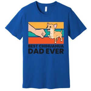 Chihuahua Papa Best Chihuahua Dad Ever Gift Premium T-Shirt