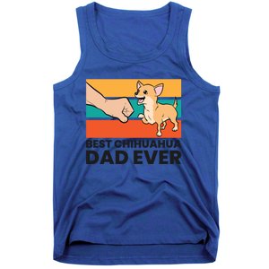 Chihuahua Papa Best Chihuahua Dad Ever Gift Tank Top