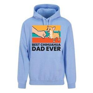 Chihuahua Papa Best Chihuahua Dad Ever Gift Unisex Surf Hoodie