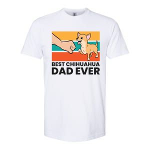 Chihuahua Papa Best Chihuahua Dad Ever Gift Softstyle CVC T-Shirt