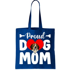 Cute Proud Bernard Dog Mom Funny Mother's Day Funny Gift Tote Bag