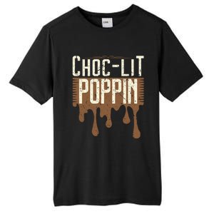 Chocgiftlit Poppin Black Magic African Gift Tall Fusion ChromaSoft Performance T-Shirt