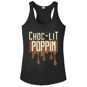 Chocgiftlit Poppin Black Magic African Gift Ladies PosiCharge Competitor Racerback Tank